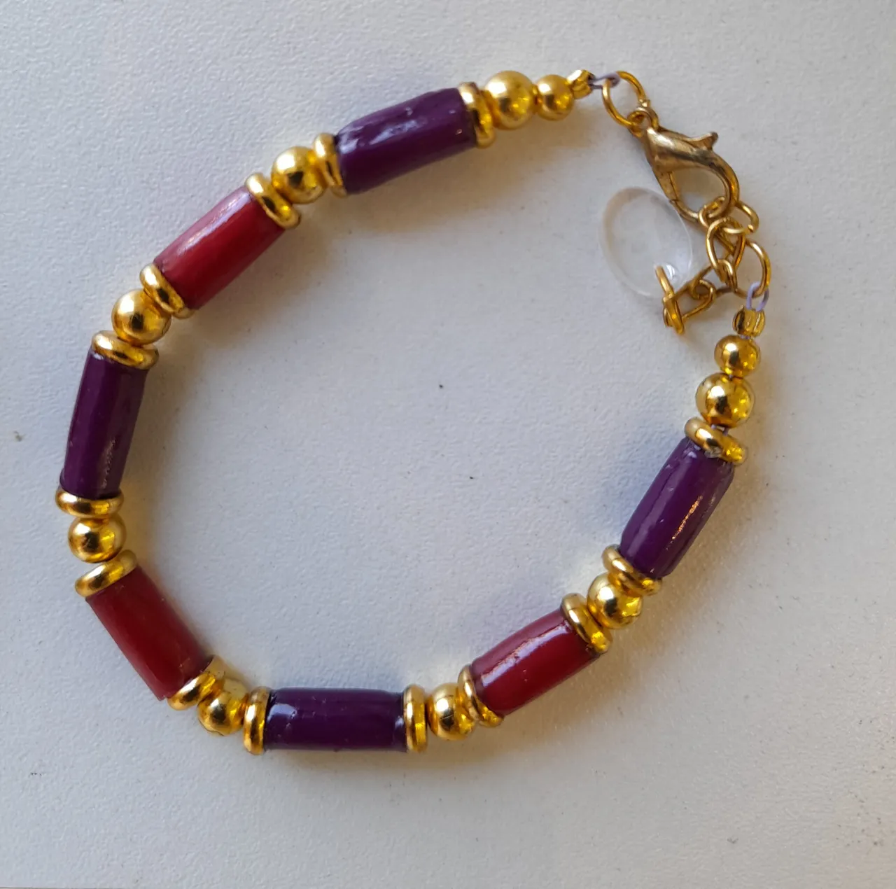 Bracelet Violet et bordeaux