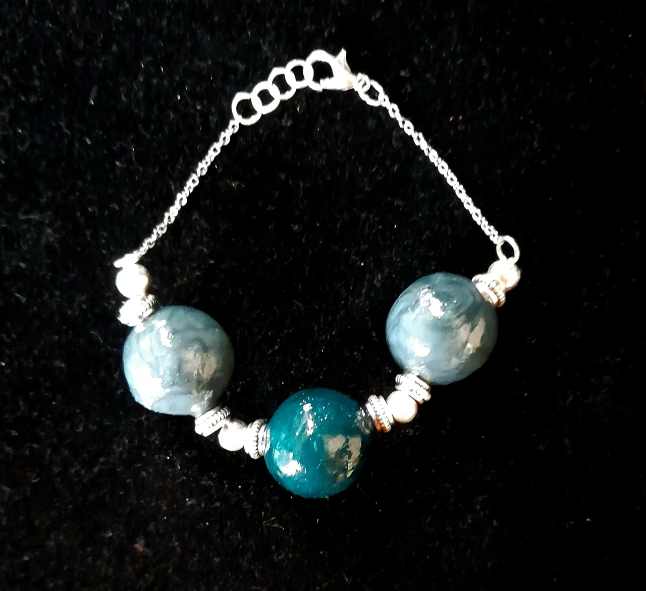 Bracelet Turquoise mouchetée