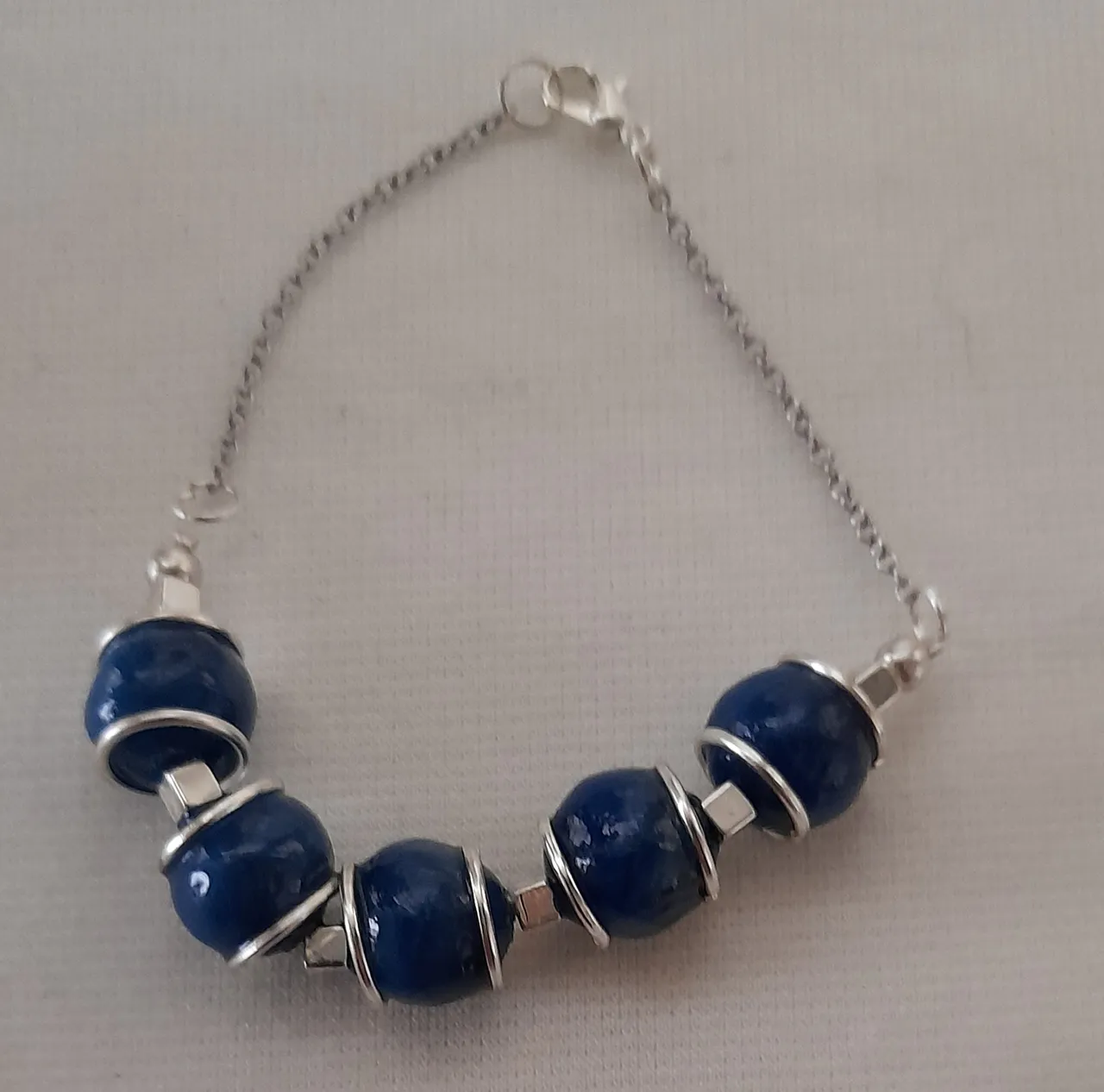 Bracelet Bleu nuit cerclé