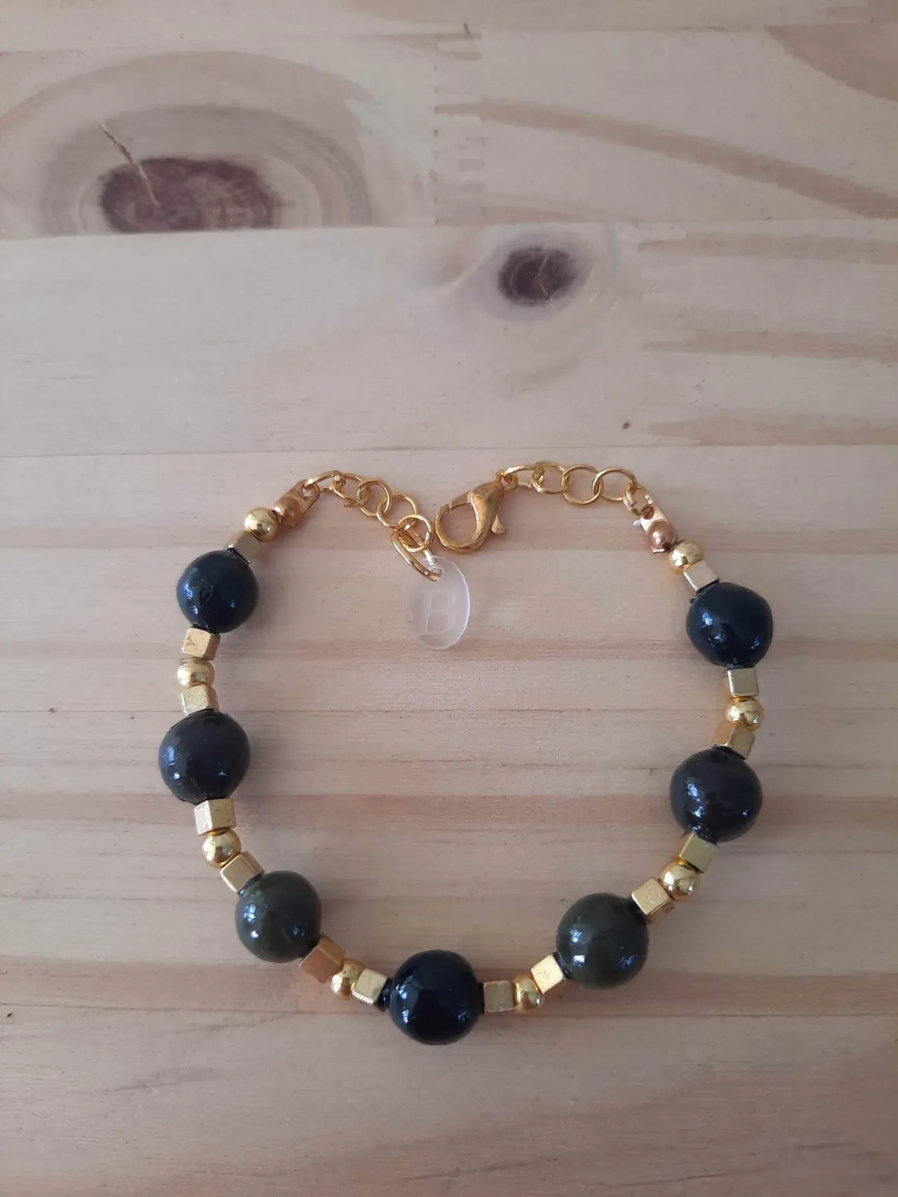 Bracelet Bleu nuit et vert